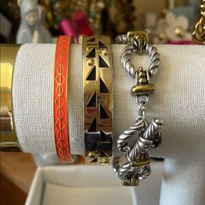 Stella & Dot Gold and Silver Bracelet Collection